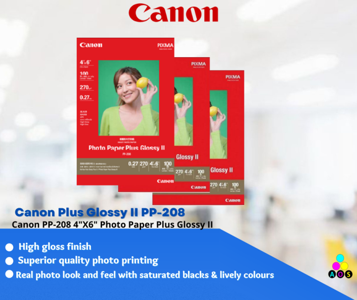 AOS Canon Photo Paper Plus Glossy II PP208 Lazada PH