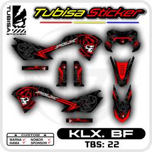 Sticker Striping Kawasaki KLX BF G SE - Stiker Striping Variasi KLX BF G SE. TBS.SF.22