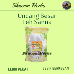 MUDAH DIGUNAKAN 25 Uncang BESAR 100% Daun Sanna