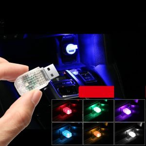 Đèn trang trí nội thất ô tô nhiều màu cảm biến cổng USB