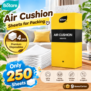 【9 packs】Botare Hanging tissue Air Cushion Tissue Paper 4-ply Thickened upgraded version 9000 paper towels Kitchen paper face towel Send hooks