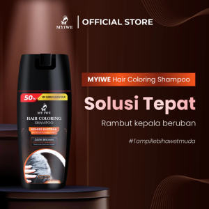 Hair Color Shampoo Penghitam Rambut Uban By My Iwe Shampoo