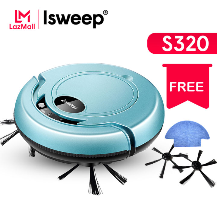 Isweep S320 Robotic Vacuum Cleaners หุ่นยนต์กวาดพื้น เครื่องดูดฝุ่นถู