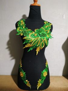 RENDA BORDIR MOTIF KADAKA COCOK UNTUK GAMIS GAUN KEBAYA DLL