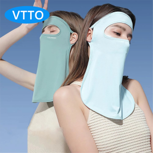 VTTO Outdoor Hiking Riding UV-Protection Ear-wearing Sunshade Sunscreen Scarf Face Cover Breathable Headscarf Dust-Proof Neck Scarf