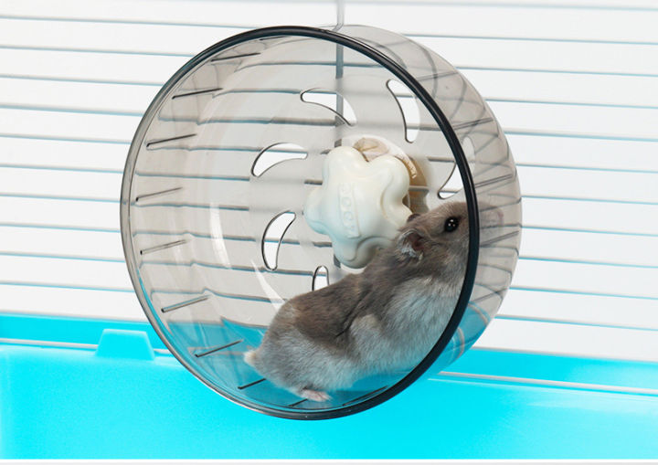 Zoog%20Hamster%20Silent%20Running%20Wheel%20Grey%20-%2013cm%20-%20Image%204