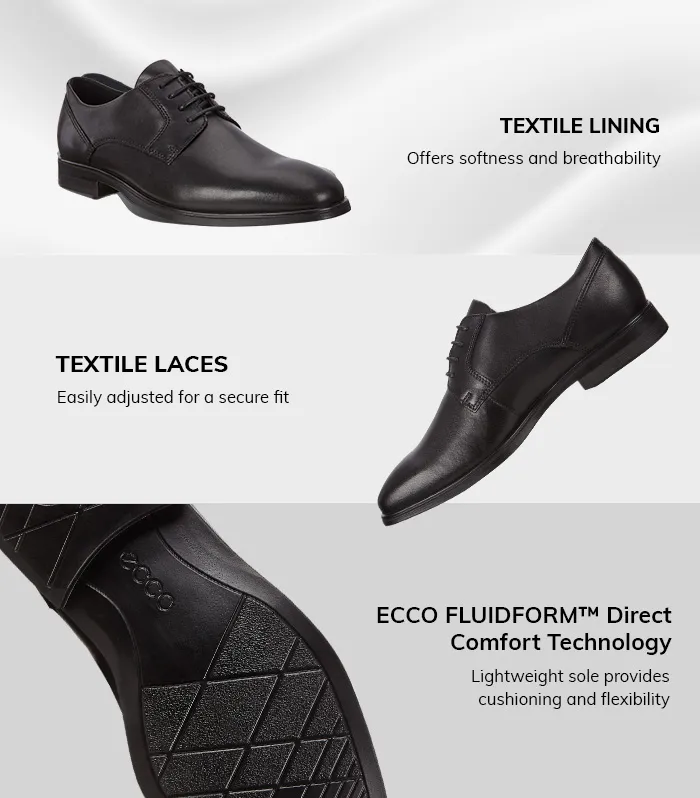 ECCO QUEENSTOWN POC MEN'S FORMAL SHOES Lazada Singapore