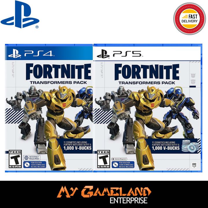 PS4 / PS5 Fortnite Transformers Pack (R2)(English)(Digital Code In Box ...