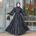 Gamis Anak Perempuan Usia 7 - 13 Tahun / Dress anak Katun Polos / Gamis susun anak terbaru 2024. 