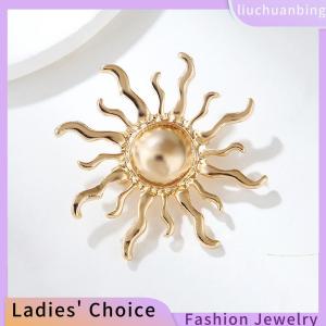 [COD] liuchuanbing Jewellery เข็มกลัดแฟชั่นรูปดอกทานตะวันมีลักษณะเฉพาะตัวสำหรับผู้หญิงเครื่องประดับสำหรับงานปาร์ตี้
