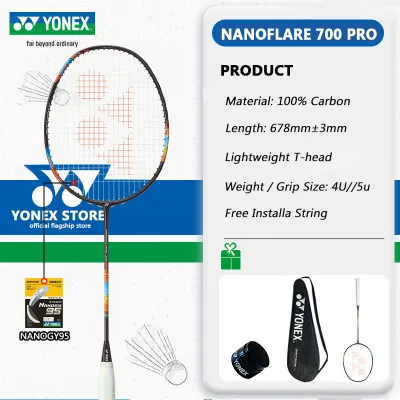 YONEX VOLTRIC Z FORCE II BLACK Badminton Racket 2PCS BADMINTON ASTROX 77 PRO/ NANOFLARE1000Z /ASTROX-100ZZ VTZF-2LD ARCSABER 11 4U Original badminton racket