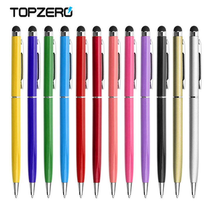 TOPZERO in Universal Stylus Pen With Ballpoint Pen Drawing