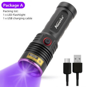 Alonefire SV53 60W 365 Ultraviolet Blacklight UV Flashlight Black lights Handheld Portable For Pet Urine Detector Resin