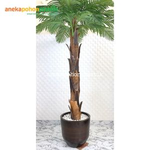 Pohon Artificial Tanaman Imitasi Palem Latex T200 Pot Elegant Keramik Dekorasi Ruangan Aesthetic