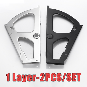 Set of 2 Shoe Cabinet Hinges Steel Shoe Rack Shelf Flip Rack Hardware Frame Shoe Rack Hinges Durable