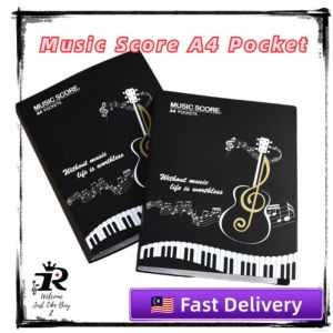 Music Score A4 Score Holder Pocket 歌谱文件夹A4不防光40Page/80Page