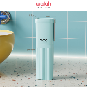 2 In 1 Portable Toothbrush Set Container Box Mouthwash Cup Travel Kit Toothpaste Holder Container