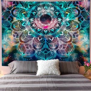 OEING Mandala Tapestry Wall Hanging Home Decoration Psychedelic Floral Boho Decor Celestial Hippie Wall Tapestries Dorm Fantasy Decor