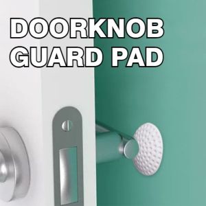 Wall Rubber Doorknob Protective Shock Proof Collision Guard Sticker Door Lock Handle Crash Pad Bumper Anti-collision