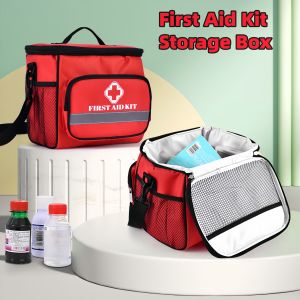 First Aid Bag Empty First Aid Kit Storage Box Medical Bag Medicine Storage Bag Pill Bottle Organizer