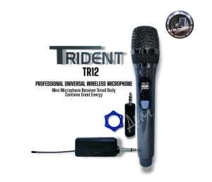 TRIDENT TR12 PROFESSIONAL UNIVERSAL WIRELESS SINGLE MICROPHONE