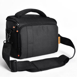 FOSOTO Compact SLR/DSLR Stylish Canvas Camera Bag Hand Bag Shoulder Crossbody Digital Camera Bag Case Compatible for Nikon Canon Sony Mirrorless Camera Shoulder Case