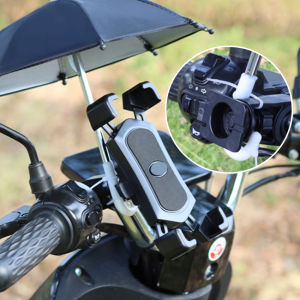 Ma【ในสต็อก】มินิโทรศัพท์มือถือร่มบังแดดรถจักรยานยนต์ที่วางโทรศัพท์มือถือร่มรถจักรยานยนต์จักรยานโทรศัพท์มือถือฝาครอบป้องกันฝน-