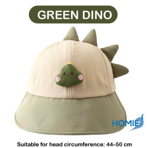 🧢 HOMIE Baby Quick-Dry Cartoon Cap / Boy Girl Kids Sun Protection Baseball Hat 🌞 Adjustable Fit Caps