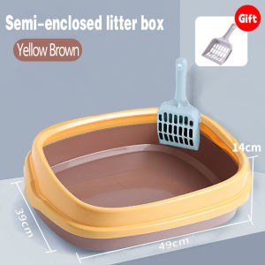 Cat Litter Box Large XL With Scoop Kitten Litter Box Cat Toilet Deodorization leakage prevention Litter
