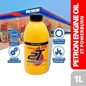 PETRON 2T Powerburn (1L) - 5909 petron lube happy engine oil motor lubricants fuelfilters mechanic - petron lube happy engine oil motor lubricants monograde motorcycle multigrade liter new tricylce honda thermal control sprint blaze ultron extra gasoline