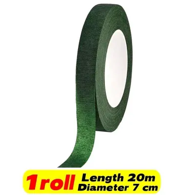 🔥1/3/5Rolls Self-adhesive Bouquet Floral Stem Tape Artificial Flower Stamen Wrapping Florist Green Tape DIY Wedding Flower Decor Supplies