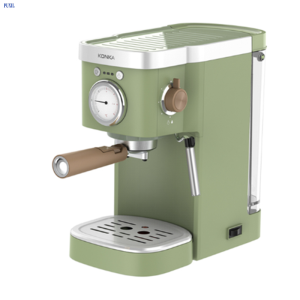 Electric Italian Espresso Coffee Machine Maker Capsule with Foaming Milk Frother Coffee Powder Dual Purpose
