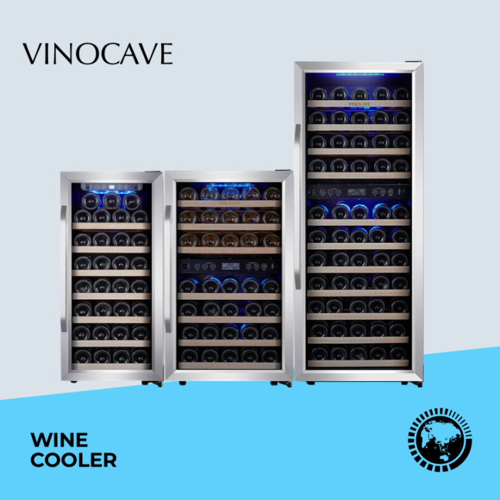 Vinocave Constant Temperature Wine Cooler [ 4 Models, 360° Cooling