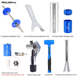 RISK Mountain Road Bicycle Front Fork Bowl Assembly Disassembly Tool Bowl Assembly Bottom Stop Removal Lower Plug Remover Tool