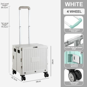 🇸🇬Koala Home🔥Foldable Shopping Large Utility Cart / Foldable Trolley with 360 Wheel Collapsible