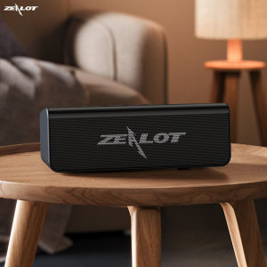 ZEALOT S31 Portable Bluetooth Speaker 5.0 Waterproof IPX4 Dual 5W Stereo 1800mAh Battery Outdoor Wireless Speaker with TF Card & USB Output