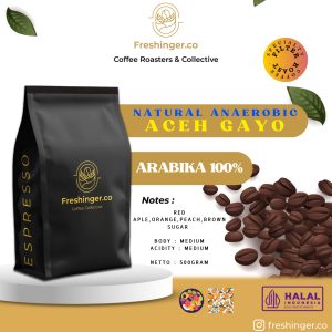 Kopi Arabika Gayo Natural Anaerob Specialty Coffee 500gram