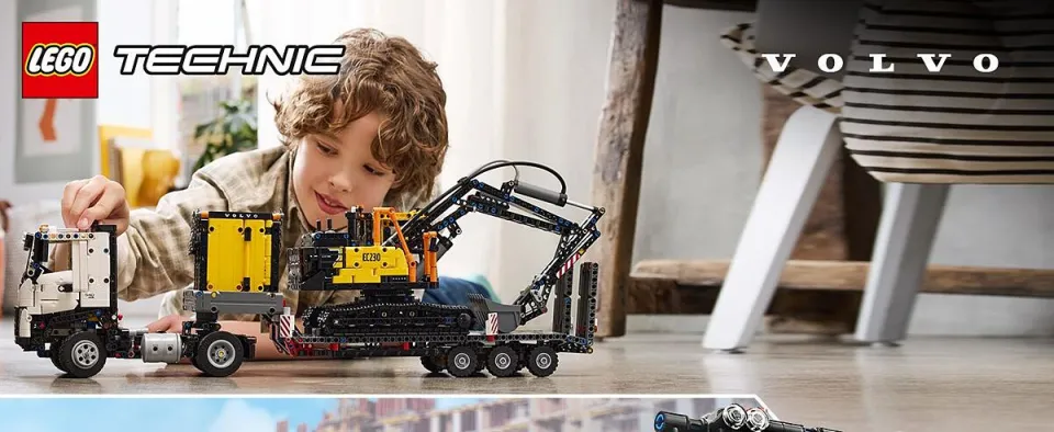 LEGO Technic 42175 Volvo FMX Truck EC230 Electric Excavator (2274 Pieces)  Mainan Susun (10 Tahun+)