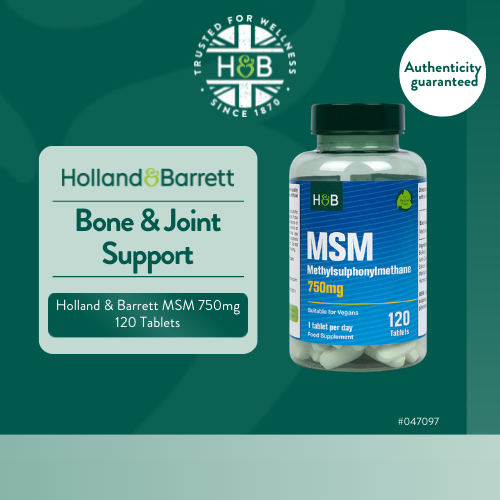 Holland & Barrett MSM 750mg 120 Tablets Lazada Singapore