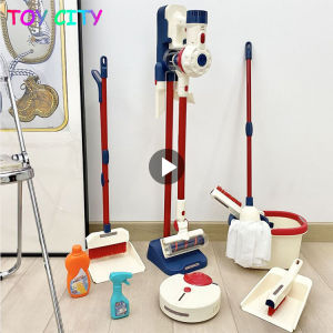 Pretend Playing House Game Toy Baby Vacuum Cleaner Tools Simulation Toy Set for girls 2 6 years Birthday Gift to role training
