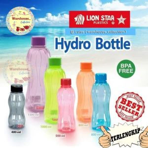 Botol Minum Lion Star Hydro Bottle 400ml/500ml/600ml/800ml/1000ml/1500ml / Botol Air Minum / Botol Anak