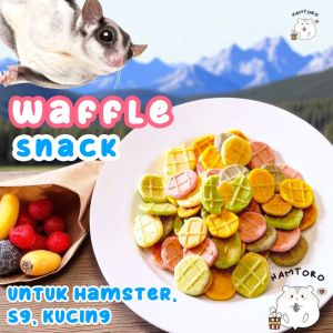Hamtoro Waffle Snack Hamster Sugar Glider / Makanan Hamster Buah Asli