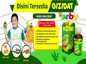 GIZIDAT Madu Anak Ikan Sidat / Vitamin Madu Penambah Nafsu Makan dan Berat Badan Anak / Gizidat Orig