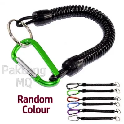 Gunting Pancing Fishing Pliers Tactical Spring Carabiner Hook Outdoor Accessories