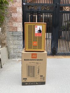 Loa Kéo Di Động JBZ J6 Kèm 2 Micro Không Dây Âm Thanh Cực Hay Công Suất Lớn Có Remote Điều Khiển