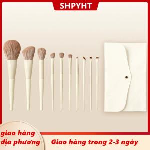 [COD] SHPYHT Giao hàng địa phương 5 7 10 12pcs trang điểm bàn chải với nền tảng Blush Eyeshadow đường viền bột bàn chải tạo nên bàn chải kit Chuyên Nghiệp trang điểm bàn chải Bộ
