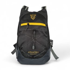 Tas Gunung lipat carrier BLACK lipat Anti air-011eXseVen 17liter-tas lipat outdoor serbaguna murah Tas hiking Tas touring