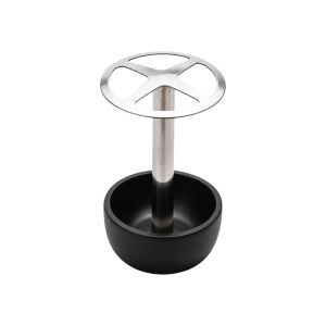 SJJL MALL Stainless Steel Toothbrush Holder 4 Divided Compartments Hollow Out Design Bathroom Toothbrush Organizer Practical Free-standing Toothpaste Stand Home