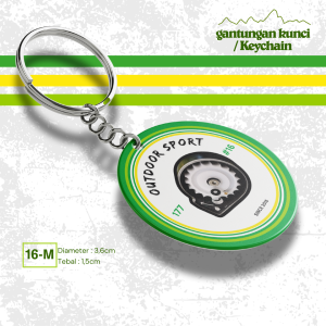 qiwiie | Gantungan Kunci Akrilik type #17 & #16 box cnc Outdoor sport M-A-G premium quality