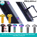 Bộ 2 Ốc Vít Titanium Cho Gọng Nước Xe Đạp RISK M5x12mm – Nhẹ, Bền, Chống Gỉ. 